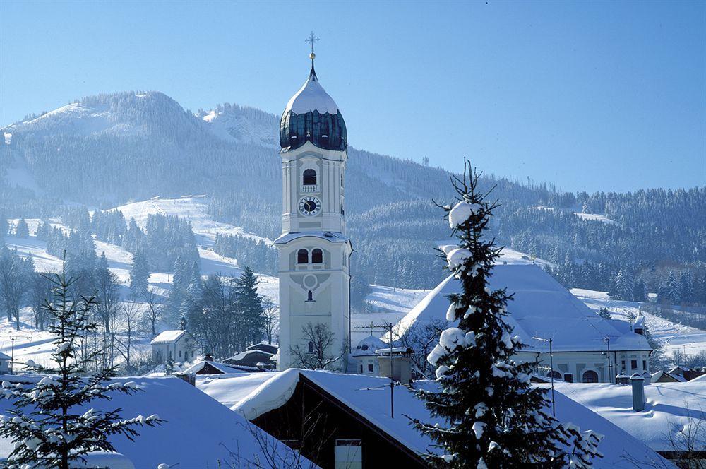 Hotel Nesselwanger Hof Bagian luar foto